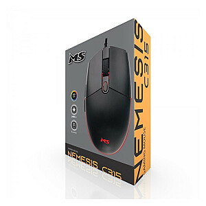 Проводная игровая мышь Nemesis C315, программируемые кнопки 2400 точек на дюйм, черная
