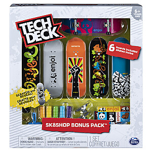 Набор скейтбордов TECH DECK Bonus Sk8 Shop, 6 шт, ассортимент, 6028845