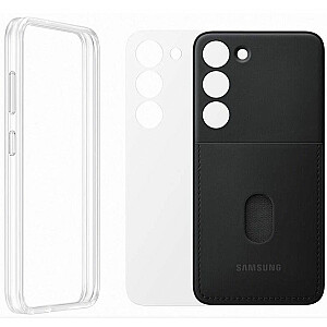 Samsung - Galaxy S23 Frame Cover Case Black