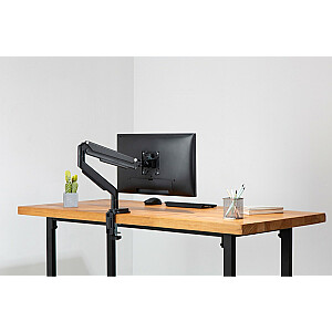 Viena galda kronšteins ar skavu Maks. 1xLCD. 32 collas max. 9 kg, noliekt un pagriezt par 180 (PIVOT)