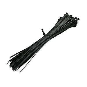 Многоразовые кабельные стяжки/стяжки | 7,2*350 мм | УФ нейлон | Черный