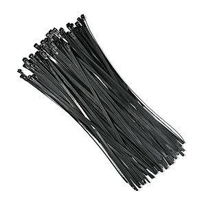 Многоразовые кабельные стяжки/стяжки | 7,2*350 мм | УФ нейлон | Черный