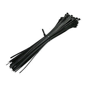 Многоразовые кабельные стяжки/стяжки | 7,2*400 мм | УФ нейлон | Черный