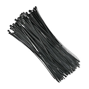 Многоразовые кабельные стяжки/стяжки | 7,2*400 мм | УФ нейлон | Черный