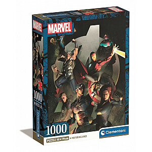 Пазл 1000 деталей Компактный Marvel The Avengers