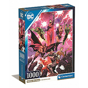 Пазл 1000 деталей Компактный DC Comics Лига Справедливости