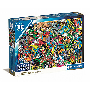 Пазл 1000 деталей Компактный DC Comics Лига Справедливости