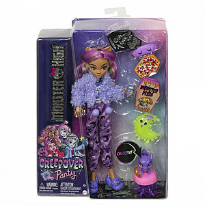 Monster High pidžamu ballīšu lelle Klaudīna Volfa