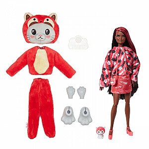 Barbie Cutie Reveal Doll - Red Panda Kitty