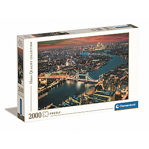 Puzzle 2000 elementów Augstas kvalitātes gaisa skats uz Londonu