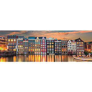 Puzle 1000 gabali Panorama High Quality Bright Amsterdam