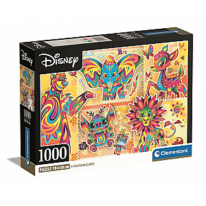 Puzle 1000 gabalu Kompaktā Disney Classic