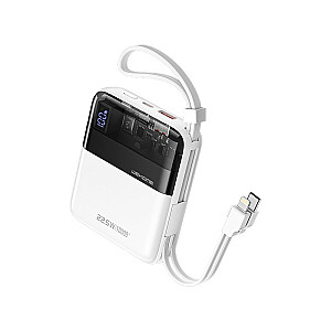 Power Bank 10000 мАч Super Charging со встроенным USB-C и кабелем Lightning PD 20 Вт + QC 22,5 Вт