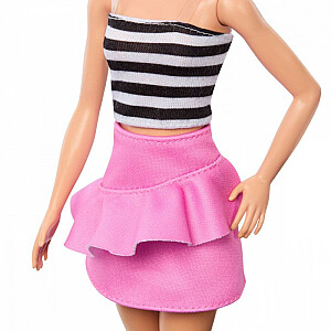 Кукла Barbie Fashionistas с бело-черными полосками