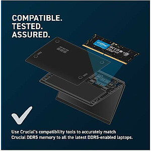Klēpjdatora atmiņa DDR5 SODIMM 96 GB (2 *48)/5600 CL46 (16 Gbit)
