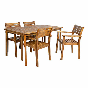 Комплект садовой мебели FORTUNA стол и 4 стула