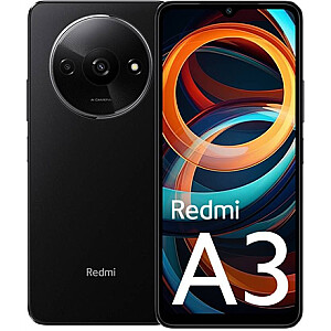 Redmi | A3 | Redmi A3 (Midnight Black) Dual SIM 6.71" IPS LCD 720x1600/2.2GHz&1.6GHz/64GB/3GB RAM/Android 14/microSDXC/WiFi,BT,4G,MZB0GL8EU Midnight Black | 6.71 " | IPS LCD | 720 x 1650 pixels | Mediatek Helio G36 (12 nm) | Internal RAM 3 GB | 64 G