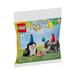 LEGO Creator 30667 dzīvnieku dzimšanas dienas ballīte