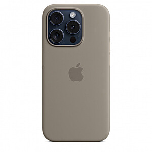 Силиконовый чехол для Apple iPhone 15 Pro с глиной MagSafe