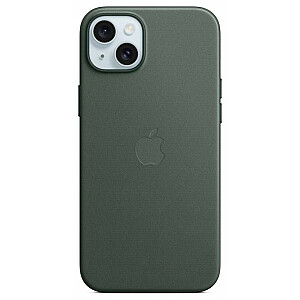 FineWoven maciņš priekš Apple iPhone 15 Plus ar MagSafe Evergreen aizsardzību