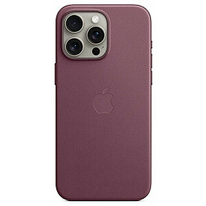 FineWoven maciņš priekš Apple iPhone 15 Pro Max ar MagSafe aizsardzību Mulberry