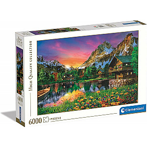 6000 gabalu puzle Alpu ezers