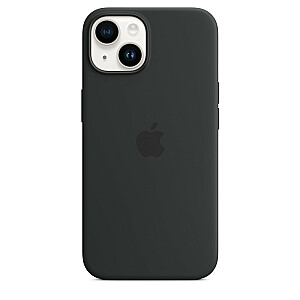 MagSafe silikona futrālis iPhone 14 — pusnakts