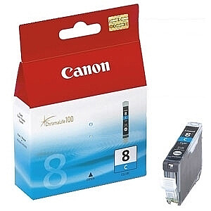 *Tintes kasete CANON CLI-8C, 0621B001, zila (P)