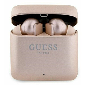 Guess Печатный логотип Bluetooth TWS Розовый