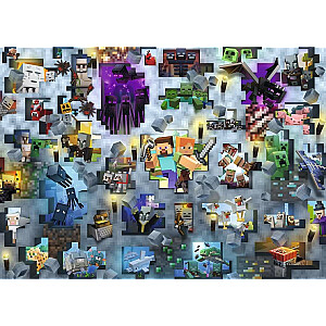 Puzle 1000 gabalu Minecraft Challenge
