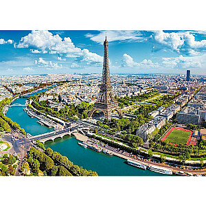 Puzle 500 gabali UFT Skats uz Parīzes pilsētu Francijā