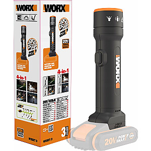 Фонарик Worx 4в1 аккумуляторный фонарик WORX WX027.9 20V 510LM