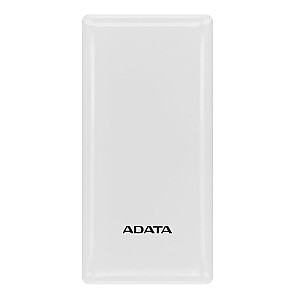 POWER BANK USB 20000МАЧ БЕЛЫЙ/PBC20-WH ADATA