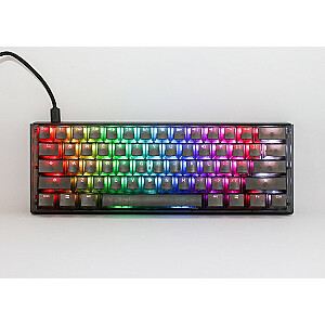 Игровая мини-клавиатура Ducky One 3 Aura Black, светодиод RGB — MX-Silent-Red