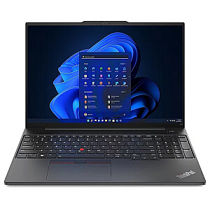 Ноутбук Lenovo ThinkPad E16 Gen 1 16 WUXGA AMD R5 7530U/16GB/256GB/AMD Radeon/WIN11 Pro/Nordic Backlit kbd/Black/FP/2Y Warranty