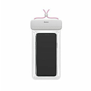 Baseus WATERPROOF CASE LET"S GO IPX8 ON NECK - 7,2 INCHES (ACFSD-D24) White Pink