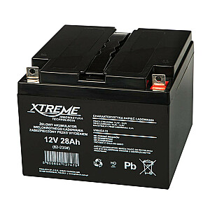Gēla akumulators XTREME 12 V, 28 Ah