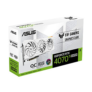 ASUS TUF Gaming TUF-RTX4070TIS-O16G-White-Gaming NVIDIA GeForce RTX 4070Ti Super 16 ГБ GDDR6X