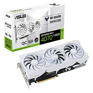 ASUS TUF Gaming TUF-RTX4070TIS-O16G-White-Gaming NVIDIA GeForce RTX 4070Ti Super 16 ГБ GDDR6X