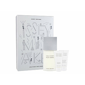 Komplekts  Issey Miyake L'Eau D'Issey Pour Homme Edt 125 ml + Shower Gel 50 ml + Aftershave Balm 50 ml