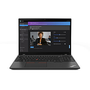 Lenovo ThinkPad T16 klēpjdators 40,6 cm (16 collas) WUXGA Intel® Core™ i7 i7-1355U 16 GB DDR5-SDRAM 1 TB SSD Wi-Fi 6E (802.11ax) Windows 11 Pro Black