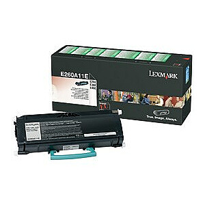 Lexmark E260A11E tonera kasetne 1 gab. Oriģināls melns