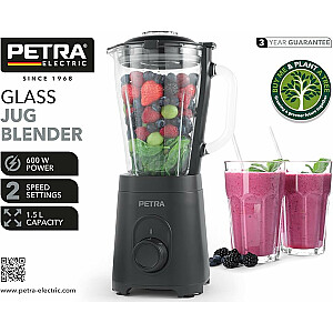 Petra PT5531MBLKVDE Glass Jug blender black