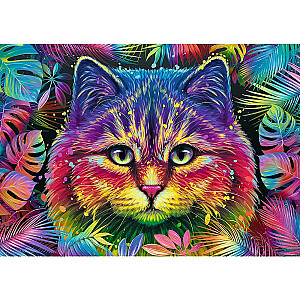Puzle 500 gab. UFT Color Splash Colorful Cat