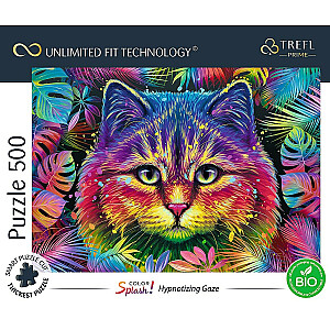 Puzle 500 gab. UFT Color Splash Colorful Cat