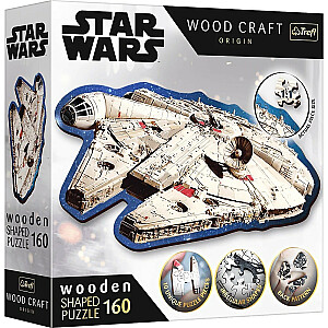 Пазл деревянный 160 деталей Star Wars Millennium Falcon