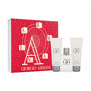 Komplekts Acqua di Giò Pour Homme  Edt 50 ml + Aftershave Balm 75 ml + Shower Gel 75 ml