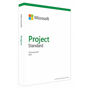 Project Standard 2021 PL 32-bit/x64 Medialess Box 076-05926 Aizstāj daļas numuru: 076-05804