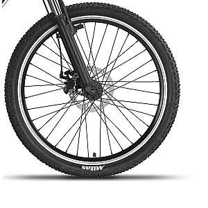 Pusaudžu velosipēds Champions 24 Kaunos DB (KAU.2424D) melns matēts (Rata izmērs: 24)