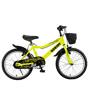 Bērnu velosipēds GoKidy 20 Versus (VER.2004) dzeltens/melns